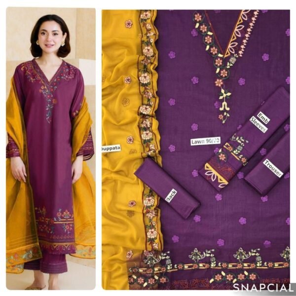 FABRIC LAWN 90/70 3PC