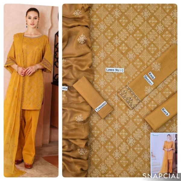 FABRIC LAWN 90/70 3PC