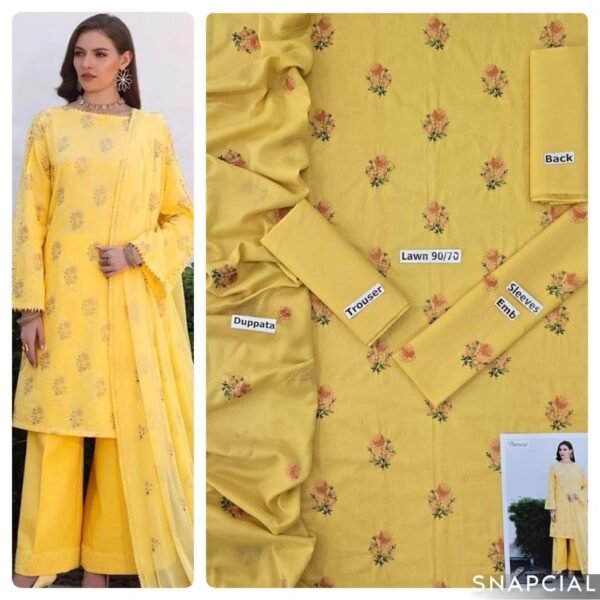 FABRIC LAWN 90/70 3PC