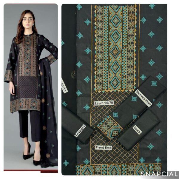 FABRIC LAWN 90/70 3PC