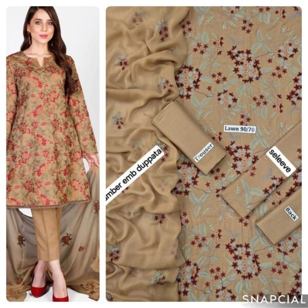 FABRIC LAWN 90/70 3PC