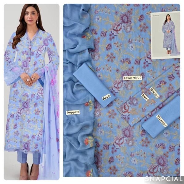 FABRIC LAWN 90/70 3PC