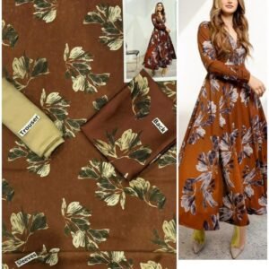 LULUSAR Digital Printed 2pc Fabric Silk