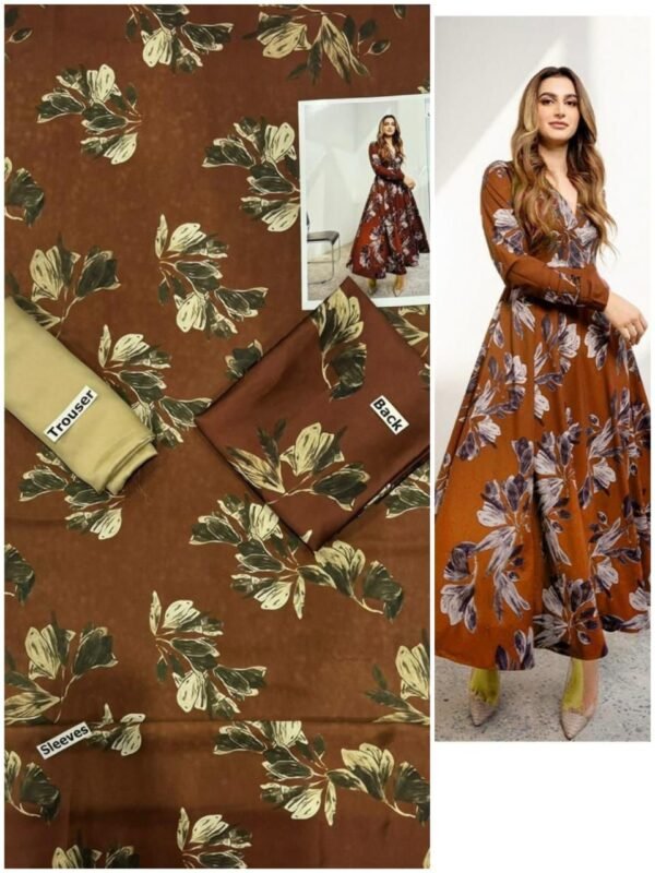 LULUSAR Digital Printed 2pc Fabric Silk