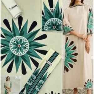 LULUSAR Digital Printed 2pc Fabric Silk