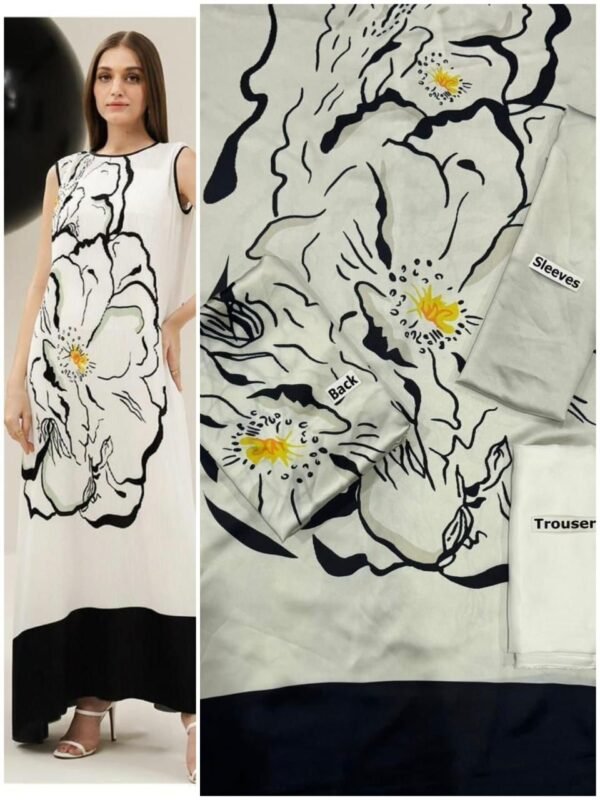 LULUSAR Digital Printed 2pc Fabric Silk