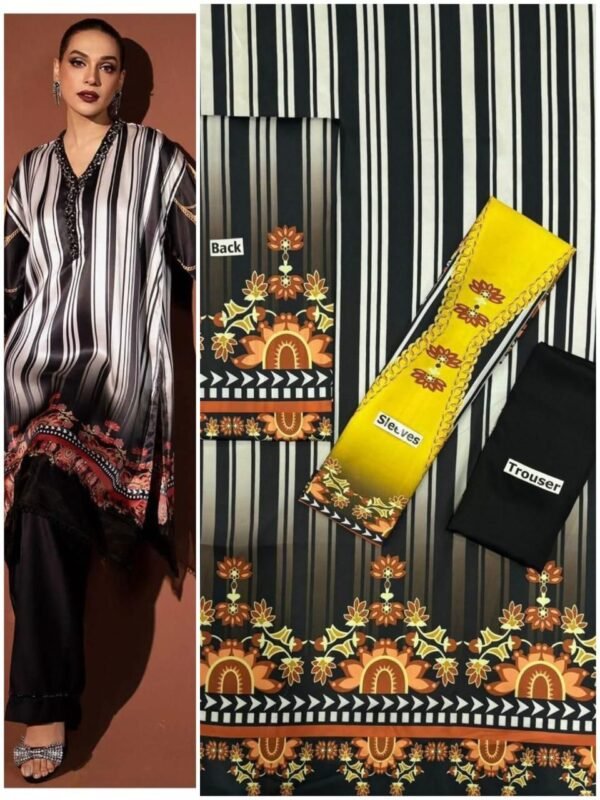 LULUSAR Digital Printed 2pc Fabric Silk
