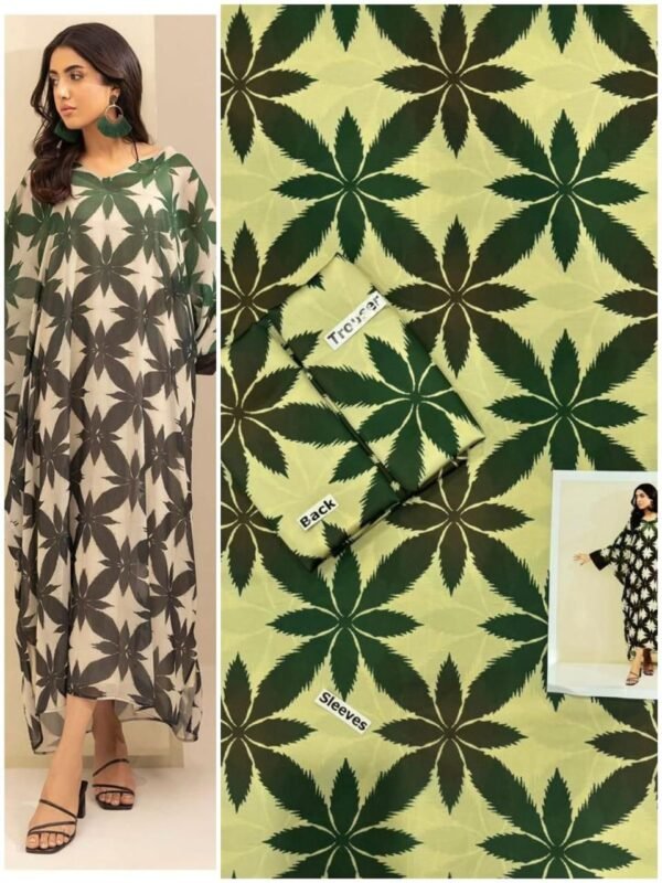 LULUSAR Digital Printed 2pc Fabric Silk