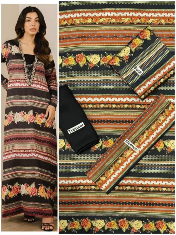 LULUSAR Digital Printed 2pc Fabric Silk