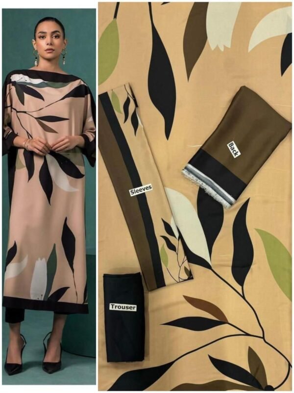 LULUSAR Digital Printed 2pc Fabric Silk