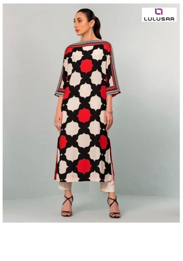LULUSAR Digital Printed 2pc Fabric Silk