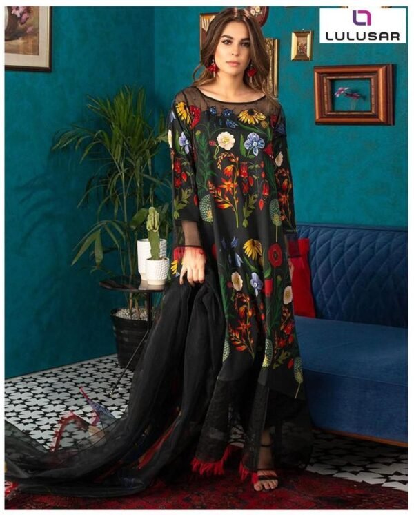 LULUSAR Digital Printed 2pc Fabric Silk