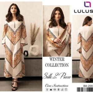 LULUSAR Digital Printed 2pc Fabric Silk