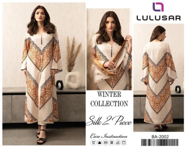 LULUSAR Digital Printed 2pc Fabric Silk