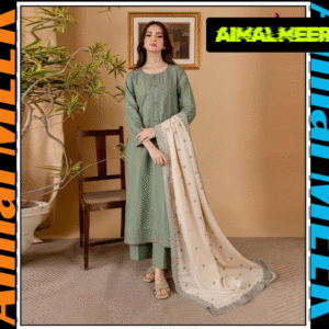 3 PC Winter collection Embroidered ,Damen patch embdry , Shall fabric with embroidery ,Trozer plan by KSH Aimal Meer