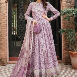 03PCS UNSTITCHED SUIT FABRIC Digtal printed linen BY K AIMAL MEER